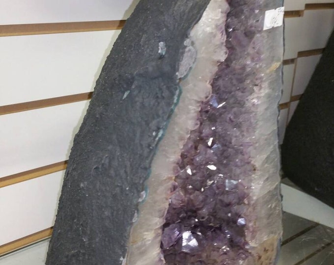 Amethyst Cathedral 13 inches tall- Beautiful Specimen from Brazil Home Decor \ Healing Stones \ Crown Chakra \ Amethyst Crystal \ Geodes