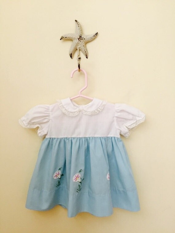 Vintage Baby Girls Dress Size 12 months
