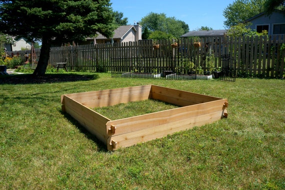 Two 6x6 Cedar Raised Garden Beds Raised by TimberlaneGardens