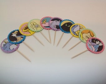 Dr. Seuss - Oh, the Places You'll Go cupcake picks