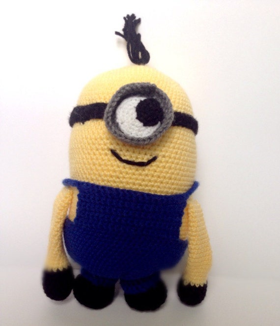 Kevin the Amigurumi Minion Crochet Stuffed Animal