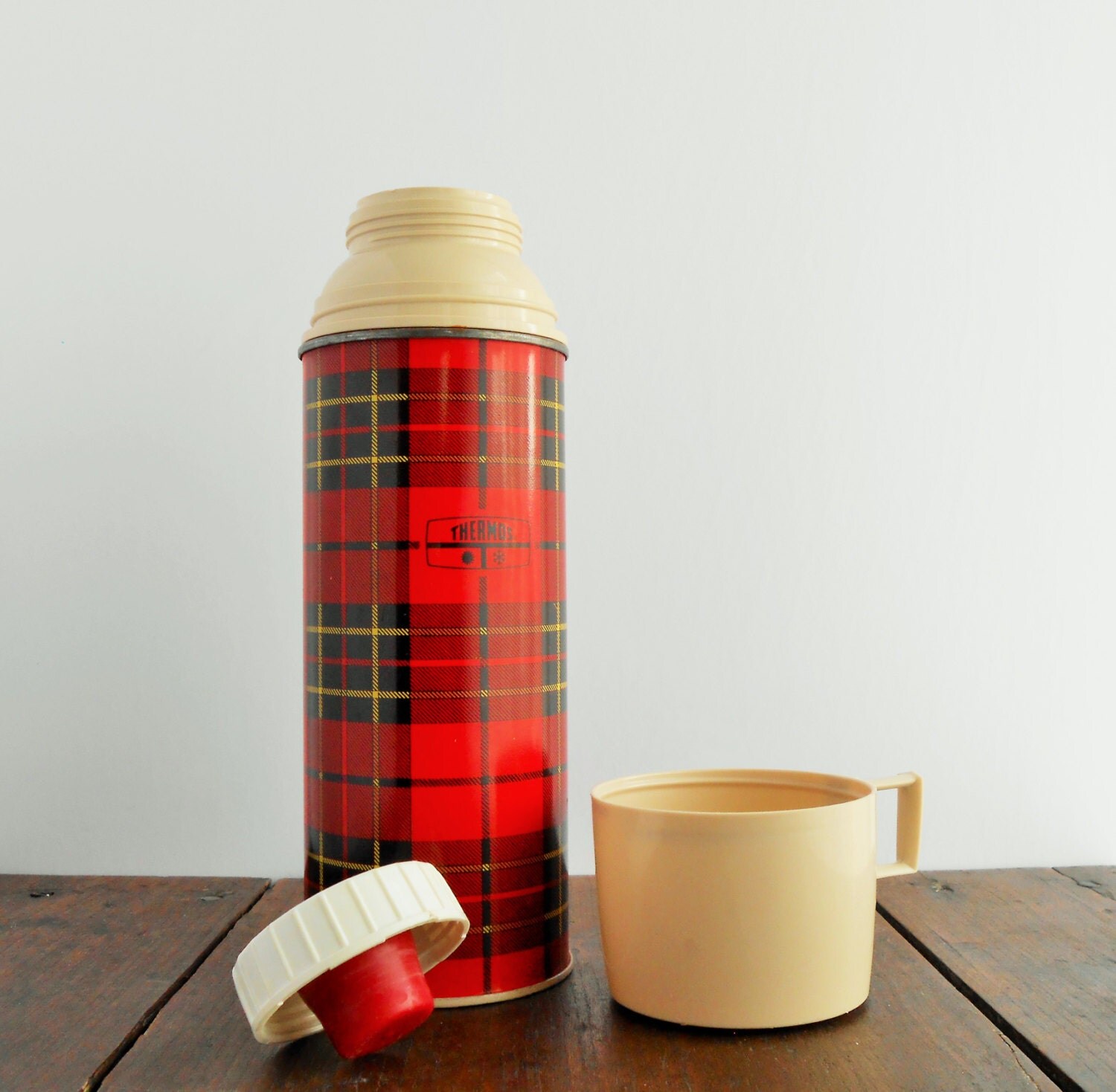 thermos tartan