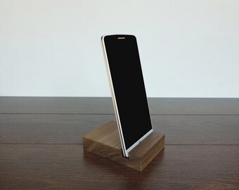 iPhone stand. Wood iPhone stand. Wooden iPhone Stand. Walnut iPhone Stand.