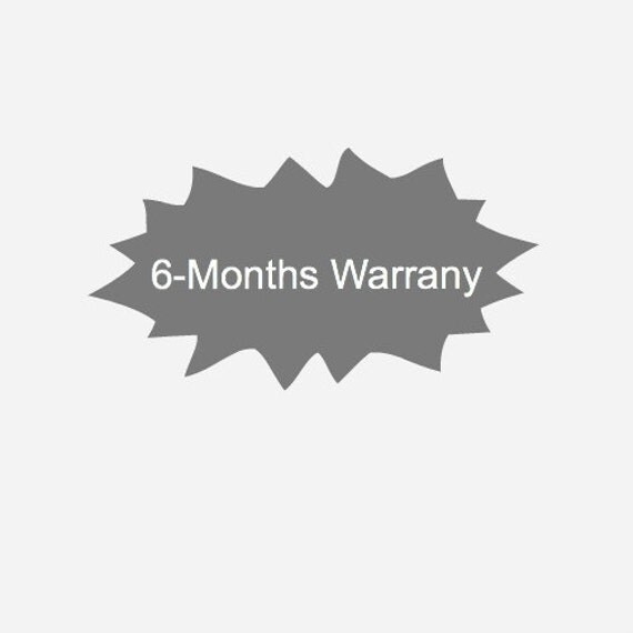 6Months Jewelry Warranty Guarantee by OntheEdgeFanRacing on Etsy
