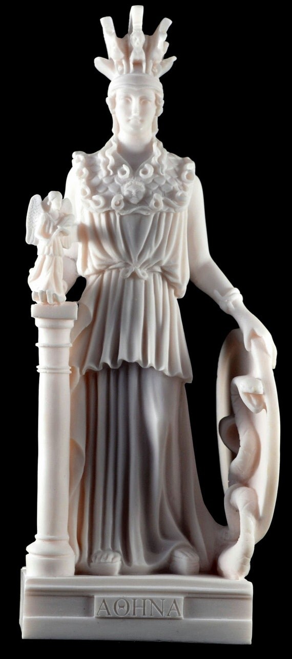 athena minerva pallas greek statue figure NEW