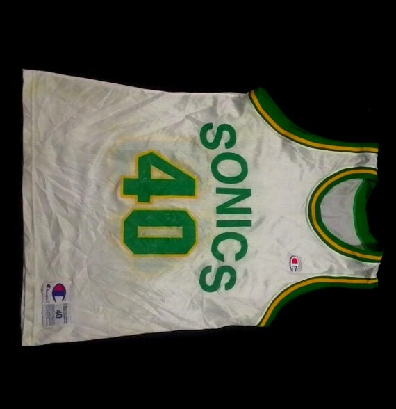 Vintage Seattle Sonics Shawn Kemp Jersey by GoCruz on Etsy