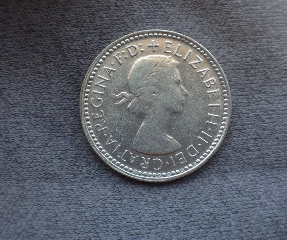 1960 Australia Sixpence Circulated Silver Coin