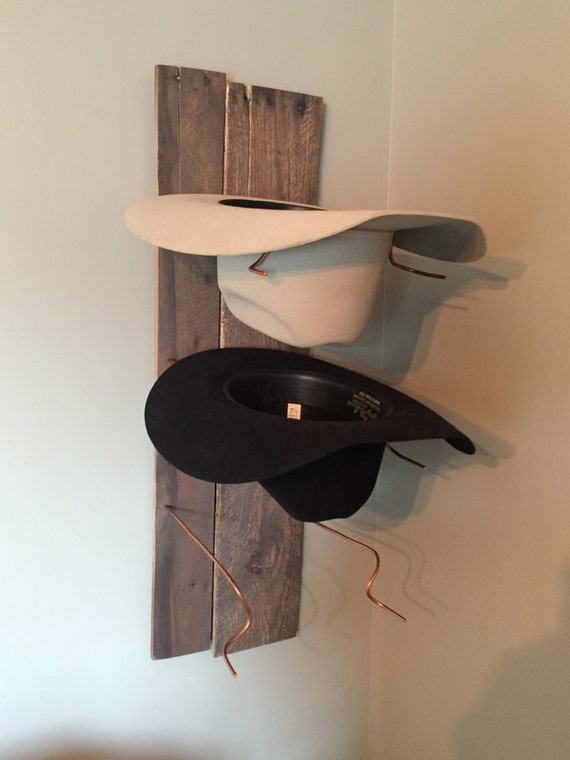 Cowboy Hat Rack Rustic Reclaimed Wood and by LonghornCowboy