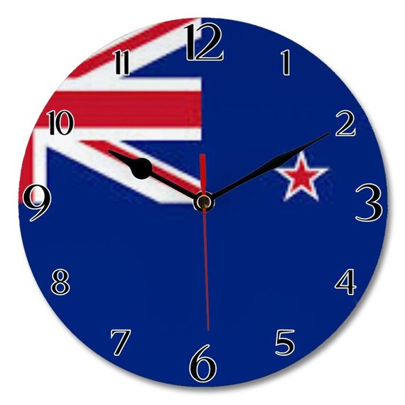 New Zealand Wall clock wall clockUnique wall by WallTimeClocks