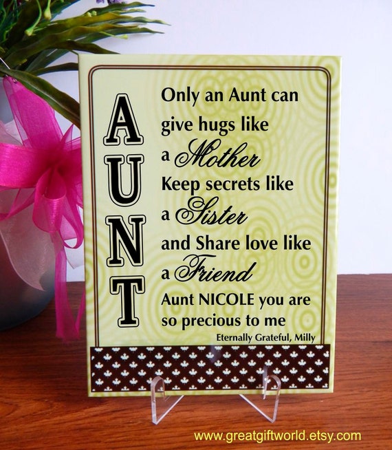 Christmas Gift For Aunt Aunt Appreciation Gift Thank You