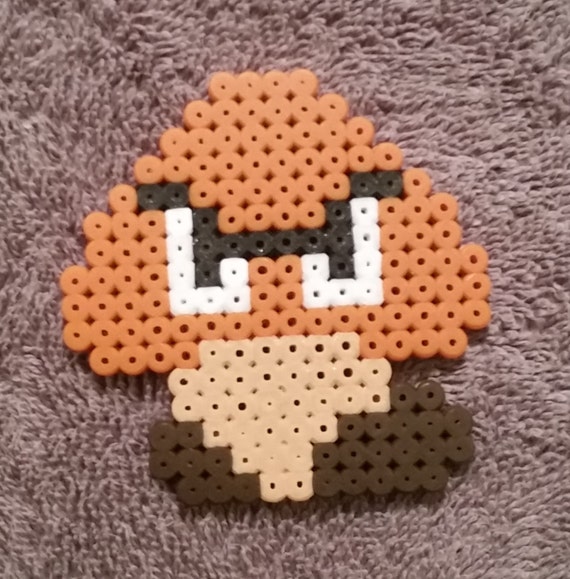 Perler Bead Goomba Mario