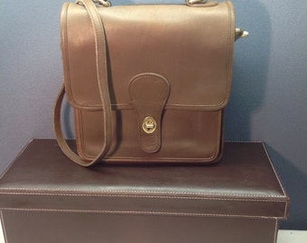Vintage Coach Station Bag - 5130 - Brown Shoulder Bag