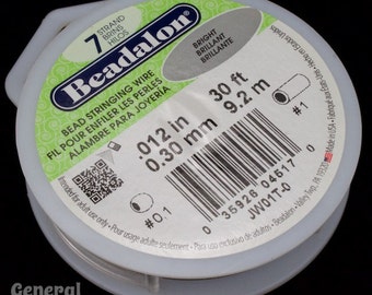 0.3mm 7 Strand Flexible Beading Wire (30 Ft) #WRD012