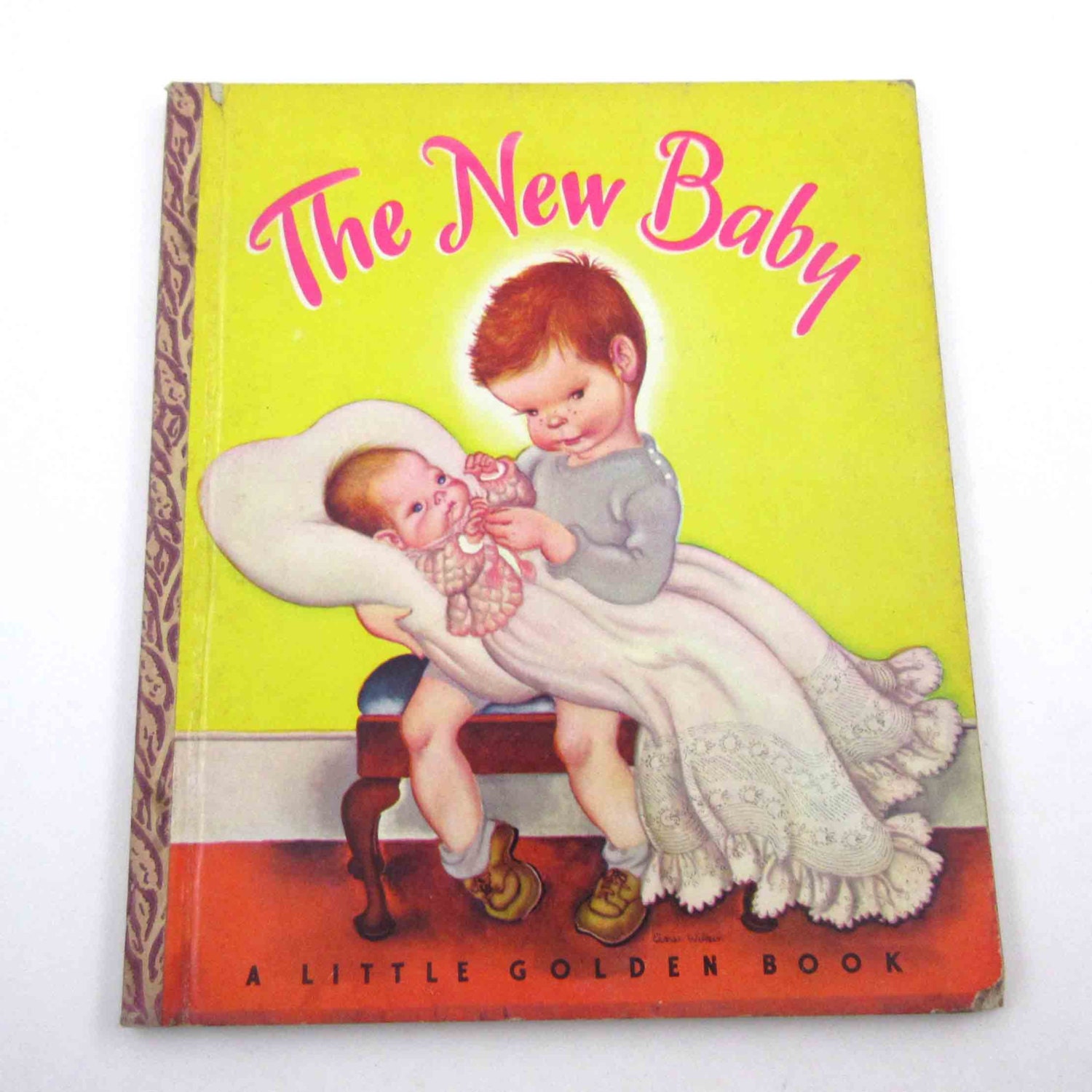 The New Baby Vintage 1940s Children's Little Golden Book