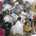 60 Piece Jewelry & Craft Destash, Newer plus Vintage Findings, Assemblage