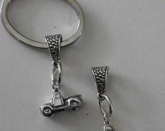 Sterling 3D PICK UP TRUCK Key Ring - Key Chain - Transportation