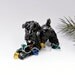 Bouvier des Flanders Black Christmas Ornament Figurine Porcelain