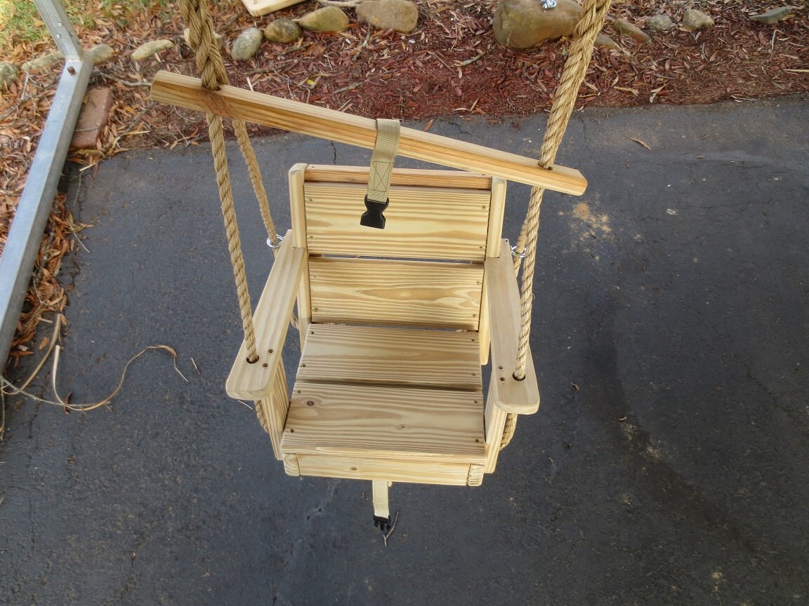 Wood Tree Swings Toddler Cypress Swing and 10 Feet of Rope Per