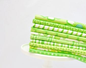 Color Bundle-Me & My Sister Lime 10 FQs