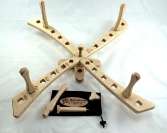 Curly Maple Yarn swift - Skein Winder