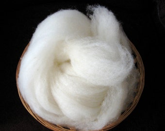 Needle Felting Core Wool. Best Ever!! Felts up Quick and Tight! Natural White 1 oz.