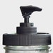 Mason Jar Pump Lid, Rustproof soap dispenser, black plastic, DIY