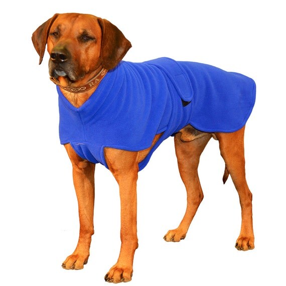 Rhodesian Ridgeback Sized Windpro Fleece Dog Coat by madebyde