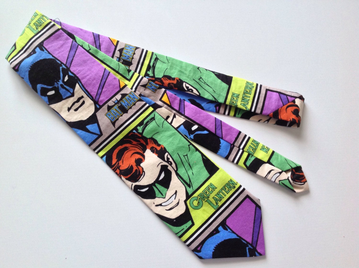 Ready to ship Superhero Ties Men's Necktie comic