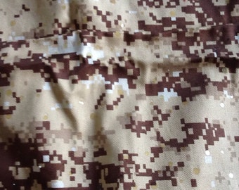 Camouflage Fabric Pixellated Pixels Minecraft Sequins