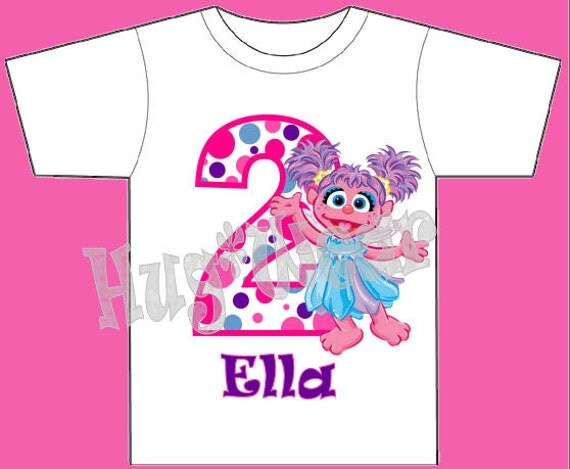 Abby Cadabby Birthday Shirt Tutu Outfit any age Pinks by HugWear