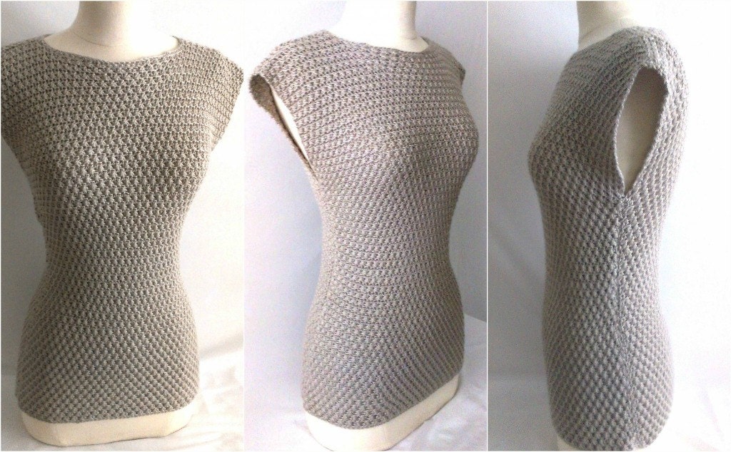 Crochet Top Pattern Crochet Summer Top Asymmetrical Stitch