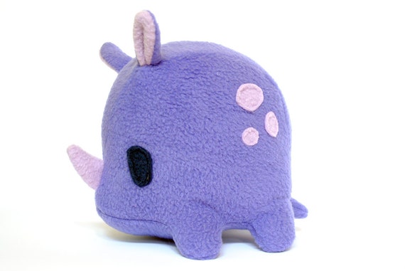 purple rhino stuffed animal