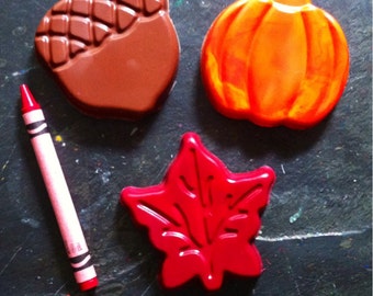 Fall crayons