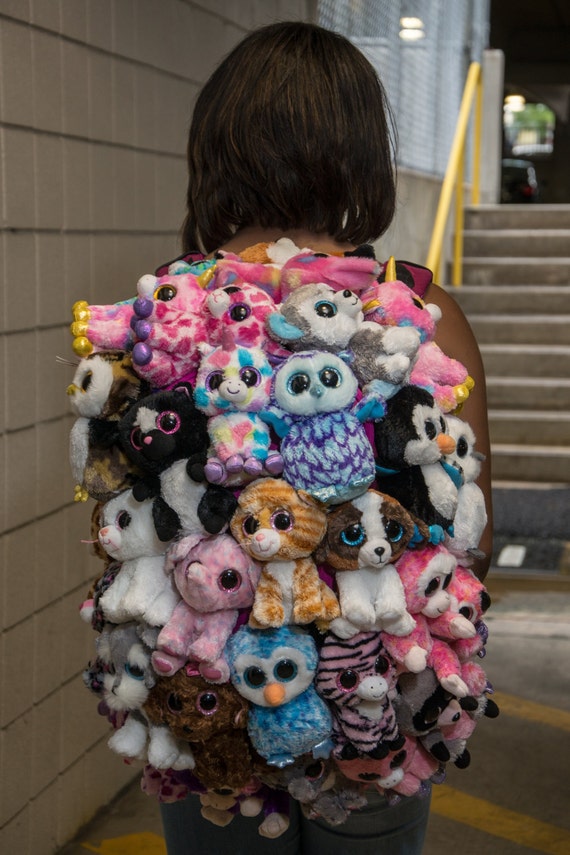 Custom Ty Beanie Baby Book Bag by TheILLlines on Etsy