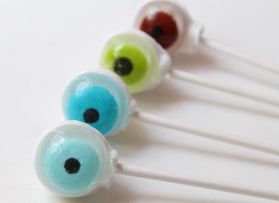 Eyeball Halloween Lollipops 6 pieces Il_570xn