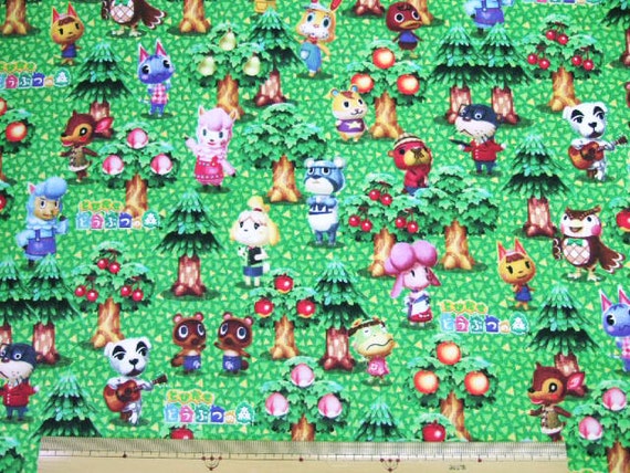 Animal Crossing fabric Half yard