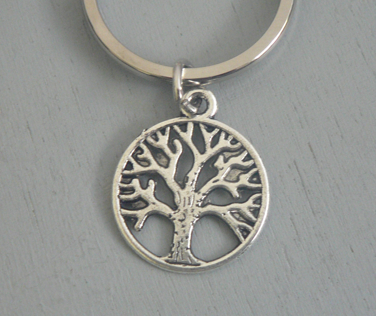 Tree Of Life Key Chain Silver Keychain Gift for by Simply2Charming