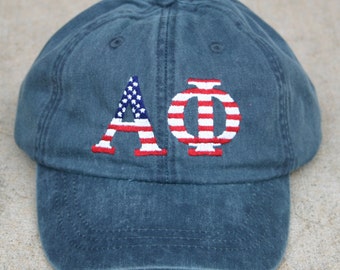 Alpha Phi American Flag Cap