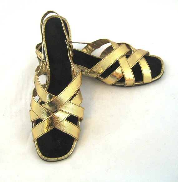 60s style sandals