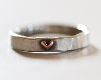 Heart Ring / Graduation Gift / Ring / Wife Gift / Love / Girlfriend Gift / Gift for Her / Anniversary Gift / Unique / Love Jewelry