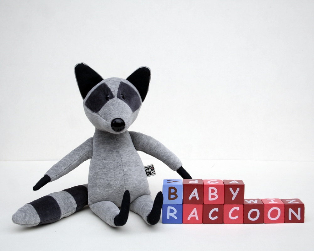 soft toy racoon