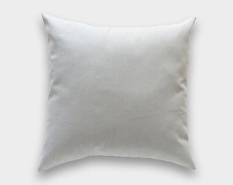Solid Gray Throw Pillow Cover. Storm Gray Decorative Cushion Cover 16x16, 18x18, 20x20 and Lumbar.