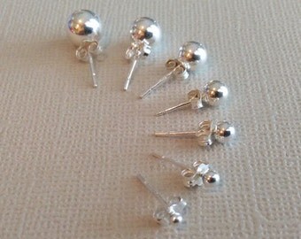 Sterling Silver Stud Earring