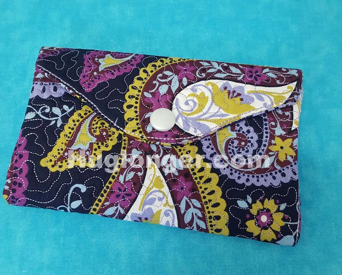 In The Hoop Wallet embroidery files