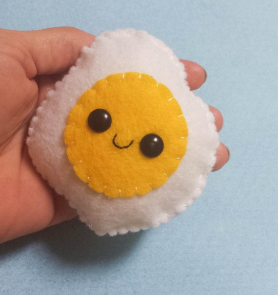 Kawaii Egg Handmade plush felt plushie