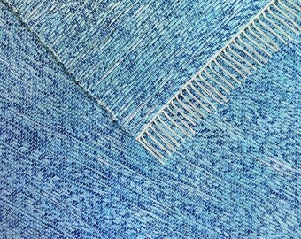 4x6 Rag Rug / Marine Blue