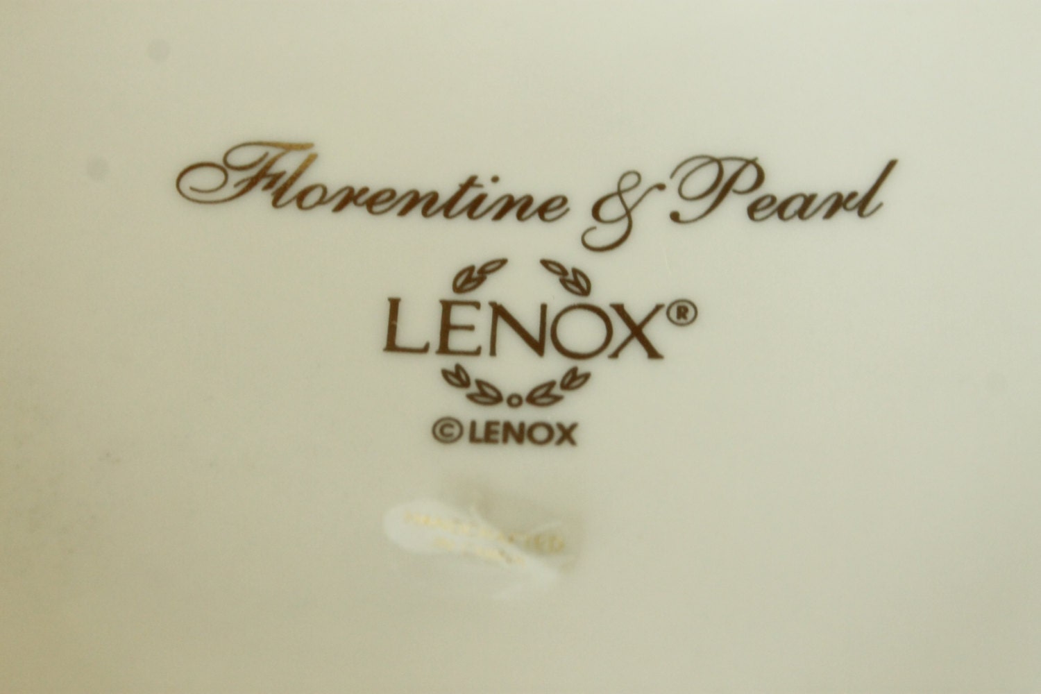 Lenox Large Vase Florentine and Pearl