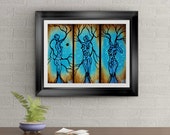 Nature of Being Signed Art Print of Original Sold Painting By Rafi Perez