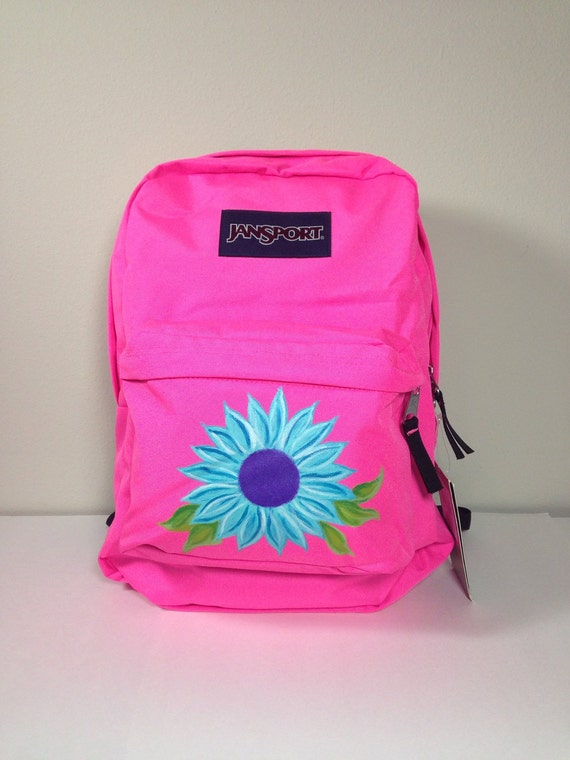 purple daisy backpack
