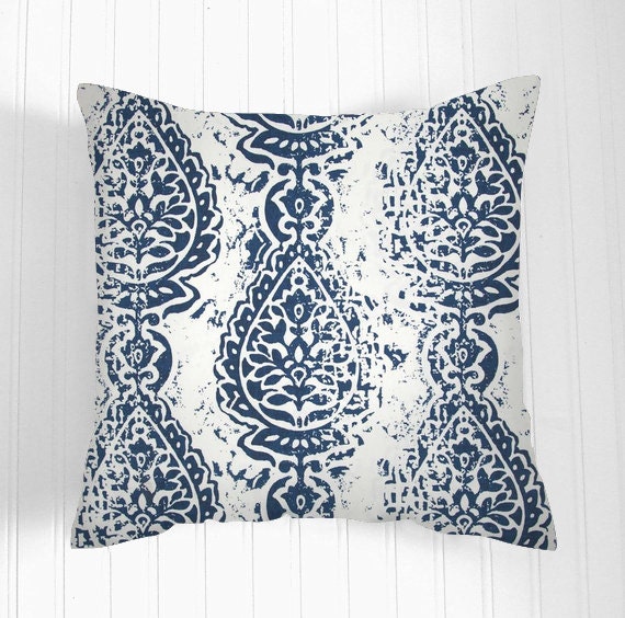 Pillows navy blue and white. Pillow Decorative Pillows